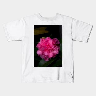 Pink Camellia Kids T-Shirt